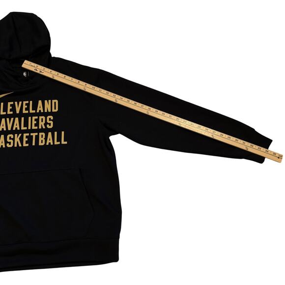 Nike Cleveland Cavaliers Sweatshirt Mens Medium Black Dri Fit Performance Hoodie - Picture 9 of 9